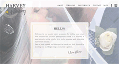 Desktop Screenshot of harveyharveyphotography.com
