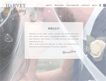 Tablet Screenshot of harveyharveyphotography.com